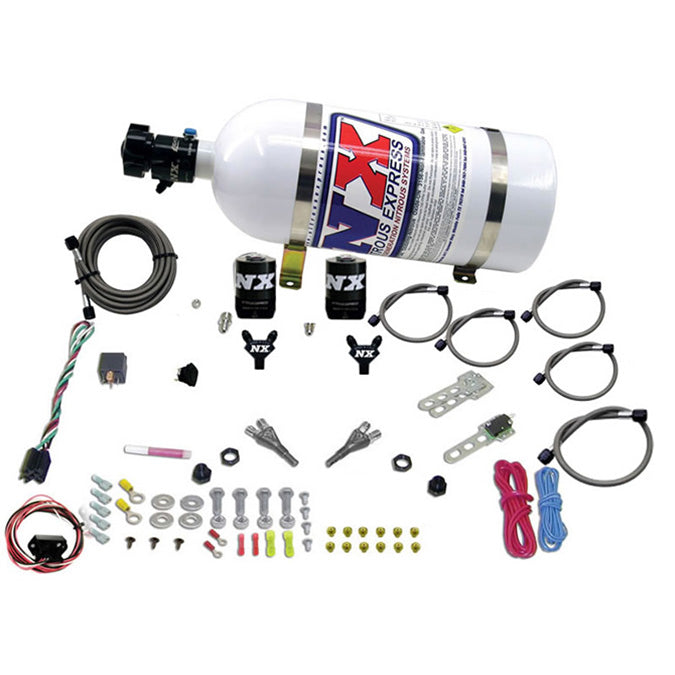 Kit Nitroso NX Nissan/Infiniti (35-150Hp) con 2 Inyectores y Botella 10Lb