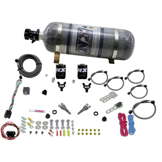 Kit Nitroso NX (35-150Hp) Doble Inyector y Botella Carbono 12Lb Nissan/Infiniti