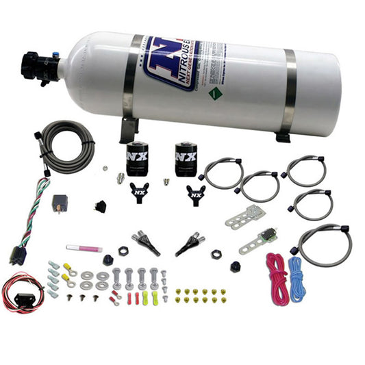 Kit Nitroso NX (35-150Hp) Doble Inyector y Botella 15Lb Nissan/Infiniti
