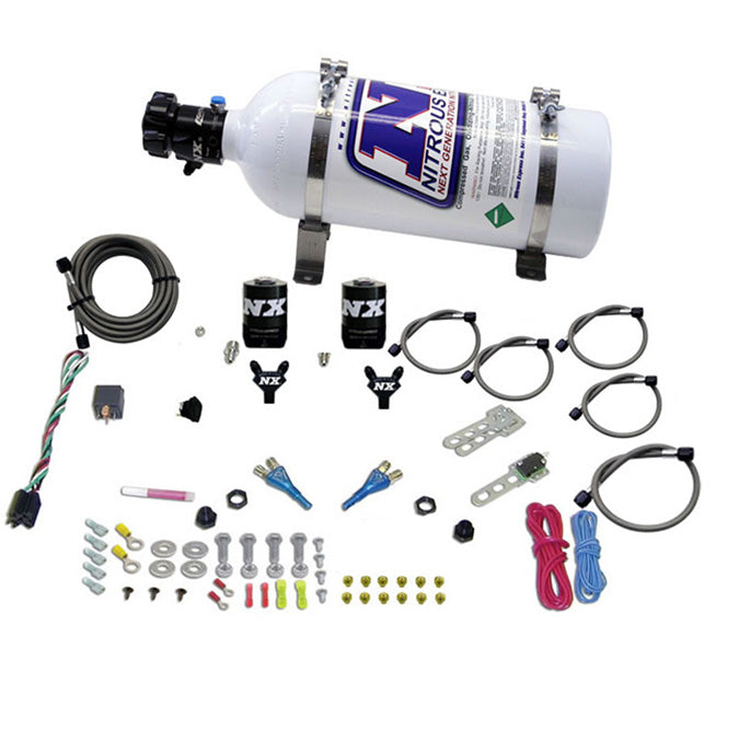 Doble Inyector con Botella 5Lb para BMW EFI (50-300Hp) Nitrous Express NX 20816-05