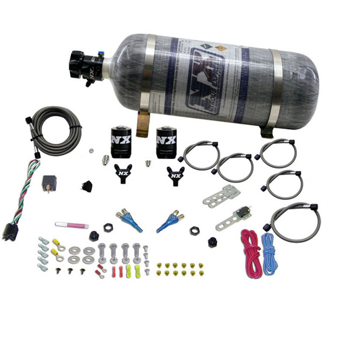 Doble Inyector con Botella 12Lb para BMW EFI (50-300Hp) Nitrous Express NX 20816-12