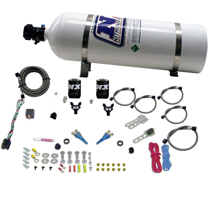 Doble Inyector y Botella 15Lb BMW EFI All (50-300Hp) Nitrous Express NX 20816-15