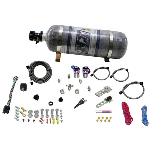 Sistema Nitroso Sub C 25-35-50Hp, Botella Carbono 12Lb Nitrous Express NX 20916-12