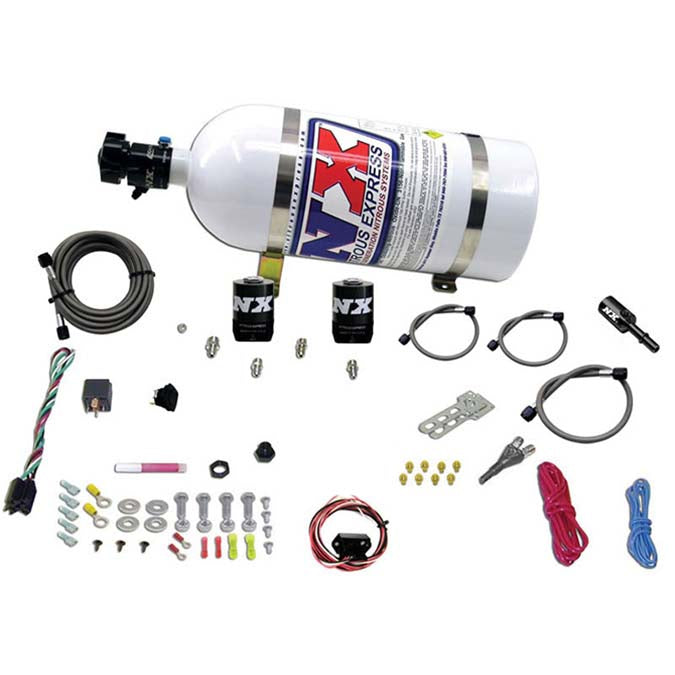 Sistema Nitroso NX 20918-10 Hemi & Srt8 (35-150Hp) con 1 Inyector y Botella 10Lb