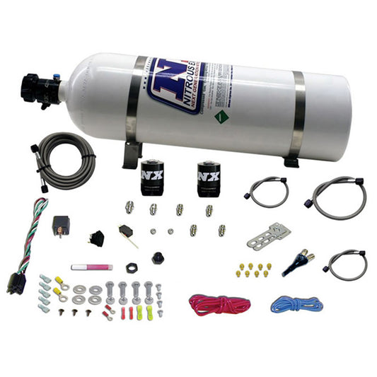 Sistema Monoinyector con Botella 15Lb para GM EFI Nitrous Express NX 20920-15 (35-150 Hp)