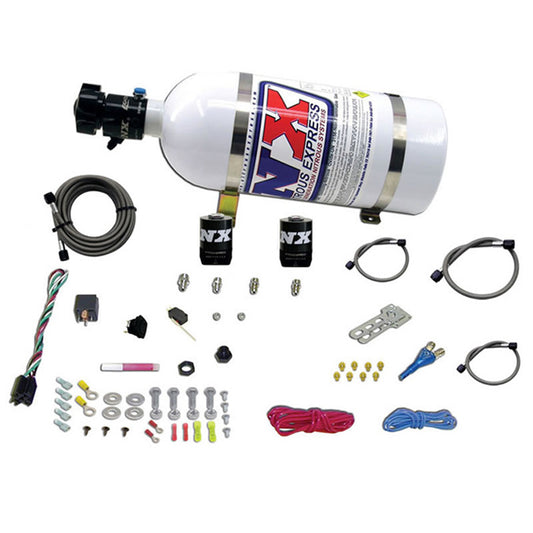 Sistema Monoinyector con Botella 10Lb para Dodge EFI Nitroso Express NX 20921-10 (35-150 Hp)