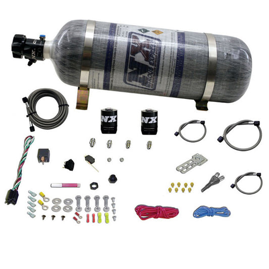 Sistema Monoinyector con Botella Composite 12Lb para Dodge EFI Nitrous Express NX 20921-12 (35-50-75-100-150 Hp)