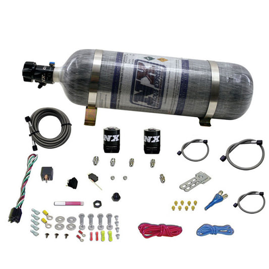 Sistema EFI Monoinyector con Botella Composite 12Lb Ford (35-150 Hp) Nitrous Express NX 20922-12