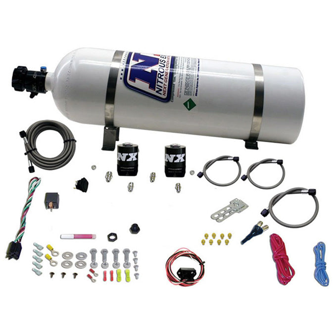 Sistema Nitroso Drive-By-Wire 1 Inyector, Botella 15Lb, GM (35-150Hp) Nitrous Express NX 20930-15