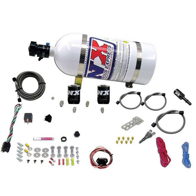 Sistema Monoinyector con Botella 10Lb Ford Coyote 5.0 (35-150Hp) Nitrous Express NX 20932-10