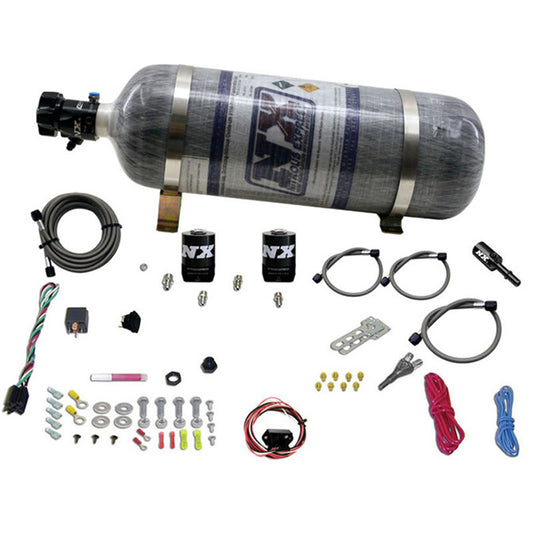 Sistema Monoinyector con Botella Composite 12Lb Ford Coyote 5.0 (35-150Hp) Nitrous Express NX 20932-12