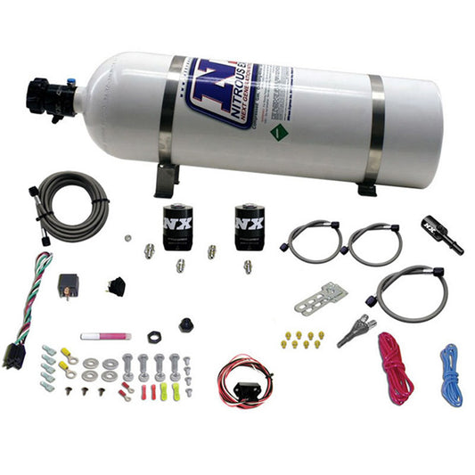 Sistema Monoinyector con Botella 15Lb Ford Coyote 5.0 (35-150Hp) Nitrous Express NX 20932-15