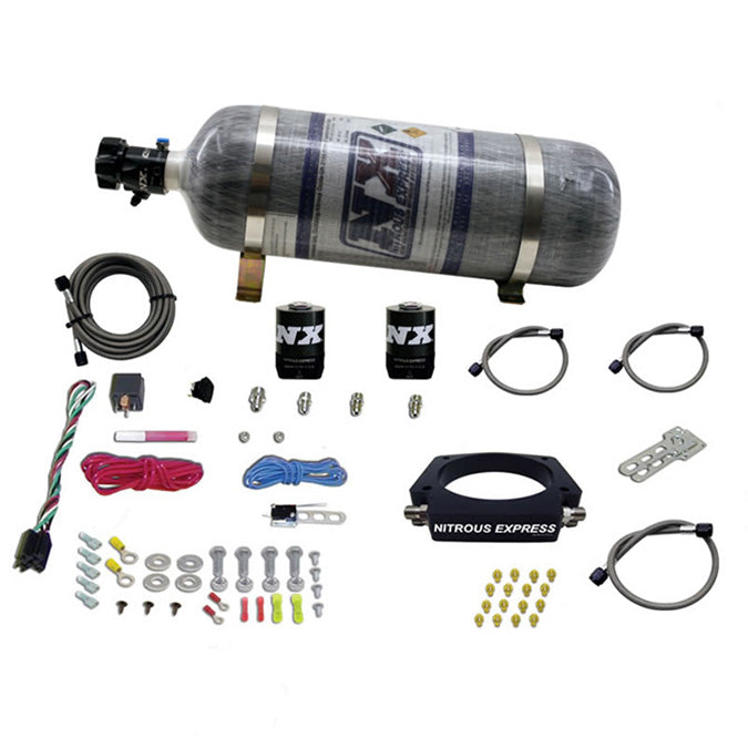 Sistema de Nitroso NX 20933-12 LS 102mm con Botella Carbono 12Lb para GM