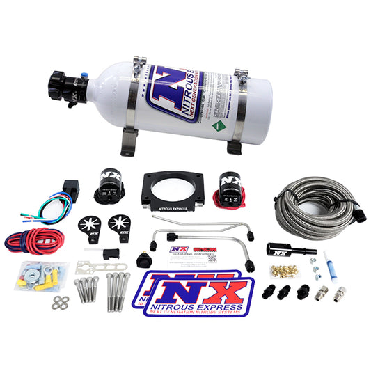 Sistema Nitroso NX 20934S-05 Entrada Simple LS 90mm (50-400Hp) con Botella 5Lb