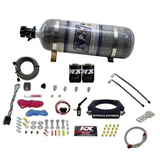 Sistema de Placa de Nitroso con Botella de Carbono 12Lb GM 6.2L Truck 2014+ Nitrous Express NX 20937-12