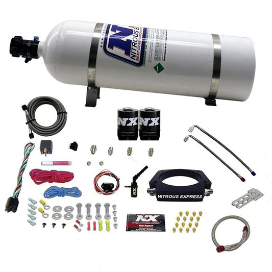 Sistema de Placa de Nitroso con Botella 15Lb GM 6.2L Truck 2014+ Nitrous Express NX 20937-15