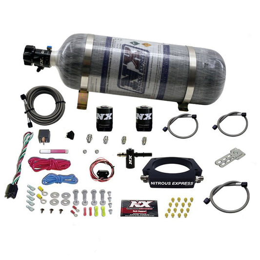 Sistema de Placa de Nitroso con Botella de Carbono 12Lb Chevrolet Corvette/Camaro LT1 6.2L Nitrous Express NX 20938-12