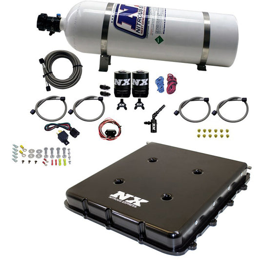 Sistema de Nitroso NX 20939-15 con Tapa Billet LT4 Supercharger y Botella 15Lb