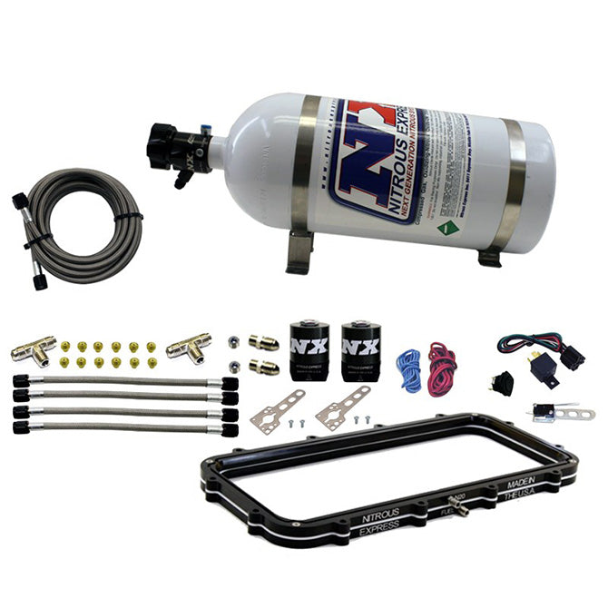 Holley High Ram: Sistema de Placa de Pleno con Botella NX 10Lb