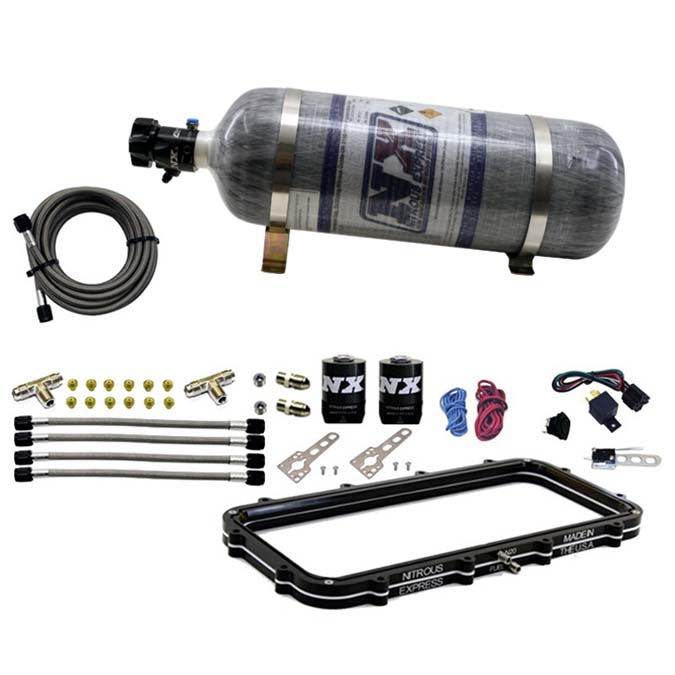 Holley High Ram: Sistema de Placa de Pleno con Botella NX 12Lb