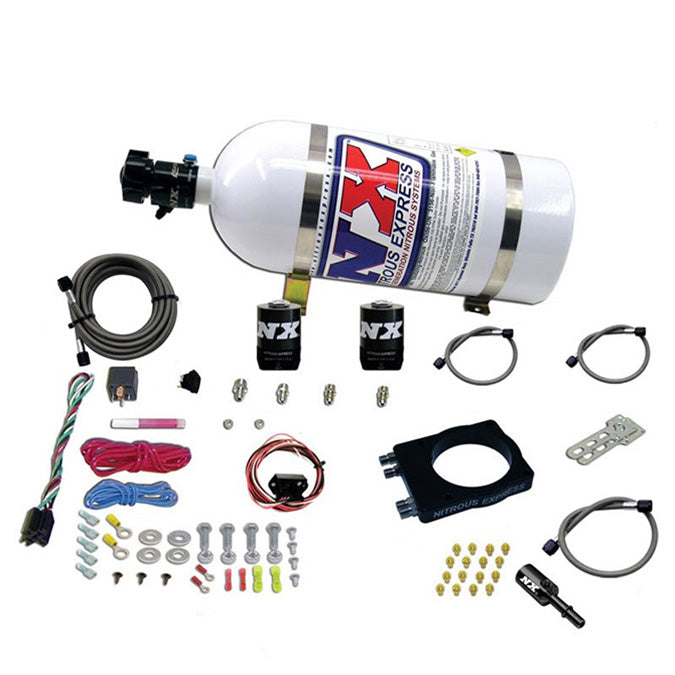 Sistema Hemi Plate (50-400Hp) con Botella 10Lb Nitrous Express NX 20944-10