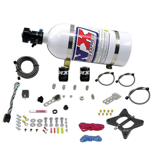 Sistema de 2 Válvulas y Botella 10Lb Ford Mustang 4.6L (50-150Hp) Nitrous Express NX 20946-10