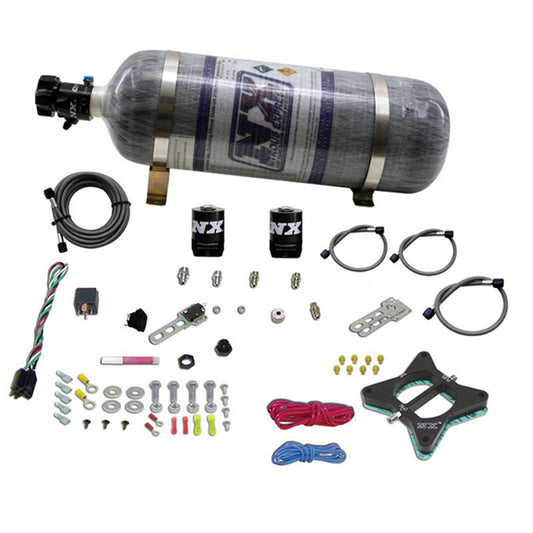 Sistema de 2 Válvulas con Botella Composite 10Lb Ford Mustang 4.6L (50-150Hp) Nitrous Express NX 20946-12