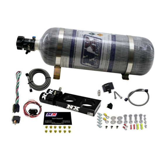 Sistema de 3 Válvulas con Botella Composite 12Lb Ford Mustang 4.6L Nitrous Express NX 20947-12 (35-150Hp)