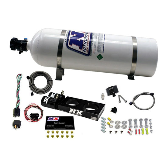 Sistema de 3 Válvulas con Botella 15Lb Ford Mustang 4.6L (35-150Hp) Nitrous Express NX 20947-15