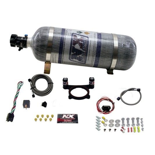 Sistema de Placa con Botella Composite 12Lb Ford Coyote 5.0L / Godzilla 7.3 Nitrous Express NX 20948-12