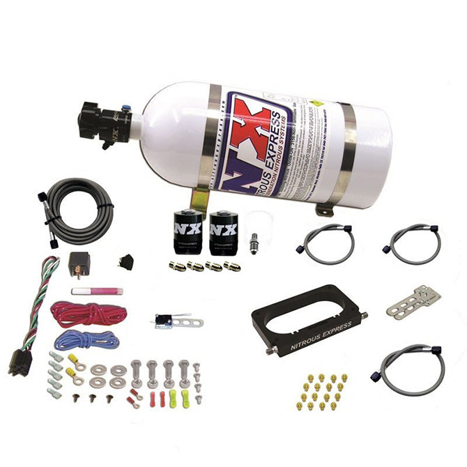 Sistema Nitroso 4 Válvulas con Botella 10Lb Ford Nitrous Express NX 20950-10