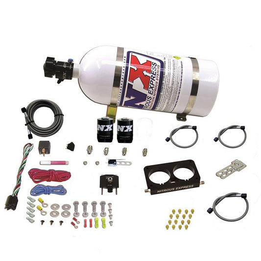 Sistema Nitroso 4 Válvulas, Mariposa OEM, Botella 10Lb Ford Nitrous Express NX 20950D-10