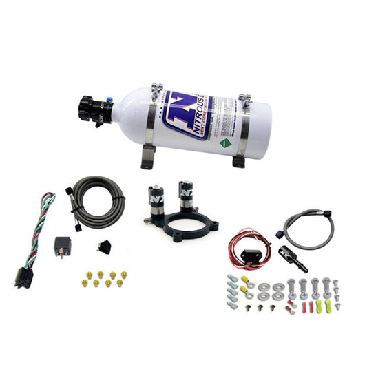 Sistema de Placa de Nitroso con Botella 5Lb Ford Mustang V6 3.5L/3.7L Nitrous Express NX 20952-05
