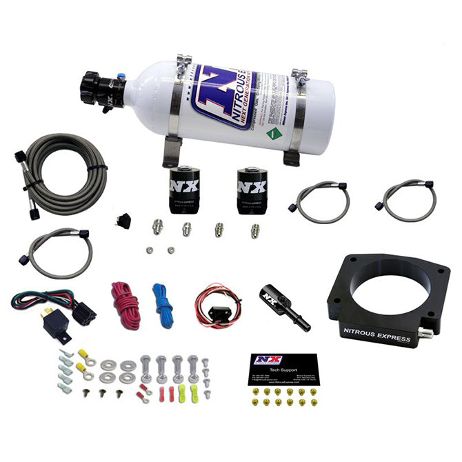 Sistema de Placa de Nitroso con Botella 5Lb Ford Mustang GT350 Nitrous Express NX 20953-05