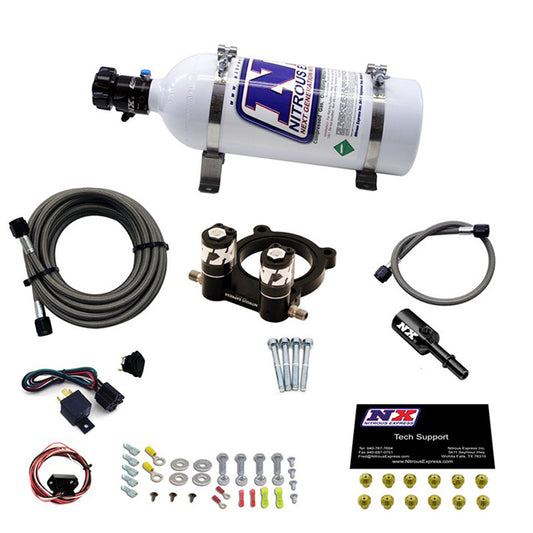 Sistema de Placa de Nitroso con Botella 5Lb Ford 4-Cil Ecoboost 2.3L Nitrous Express NX 20954-05