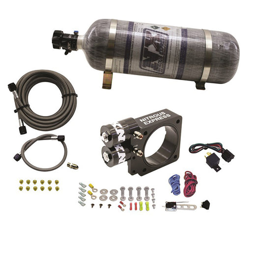 Sistema de Placa de Nitroso con Botella de Carbono 12Lb Ford 5.0L NX 20955-12