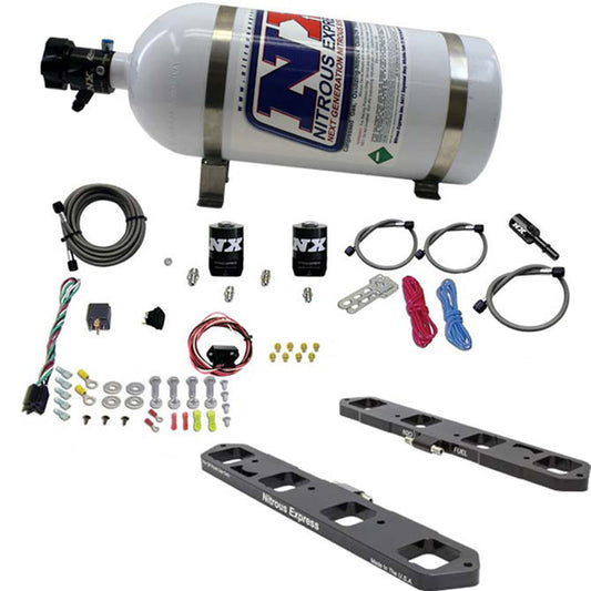 Sistema Direct Port Plate con Botella 10Lb Nitrous Express NX 20958-10 para 5.7L / 6.1L / 6.4L Hemi