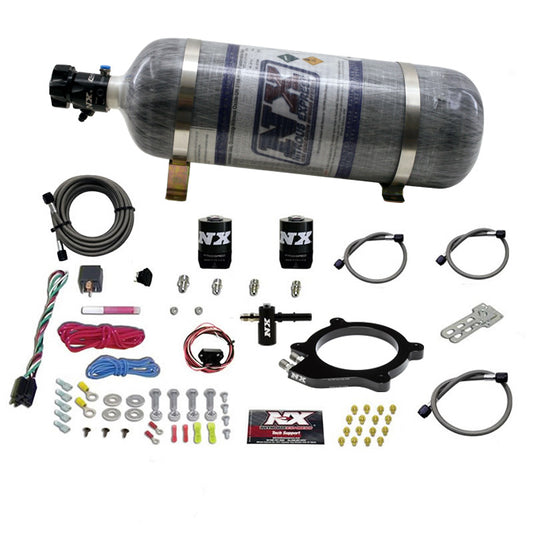 Sistema de Nitroso LT4 Supercargado NX 20961-12 con Botella de Carbono 12Lb para Chevrolet Corvette/Camaro/Cts-v 6.2L
