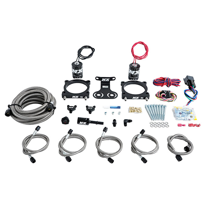Sistema de Doble Placa de Mariposa Nitrous Express NX 20964-00 para Ford Mustang 5.0L 2024+ (Sin Botella)