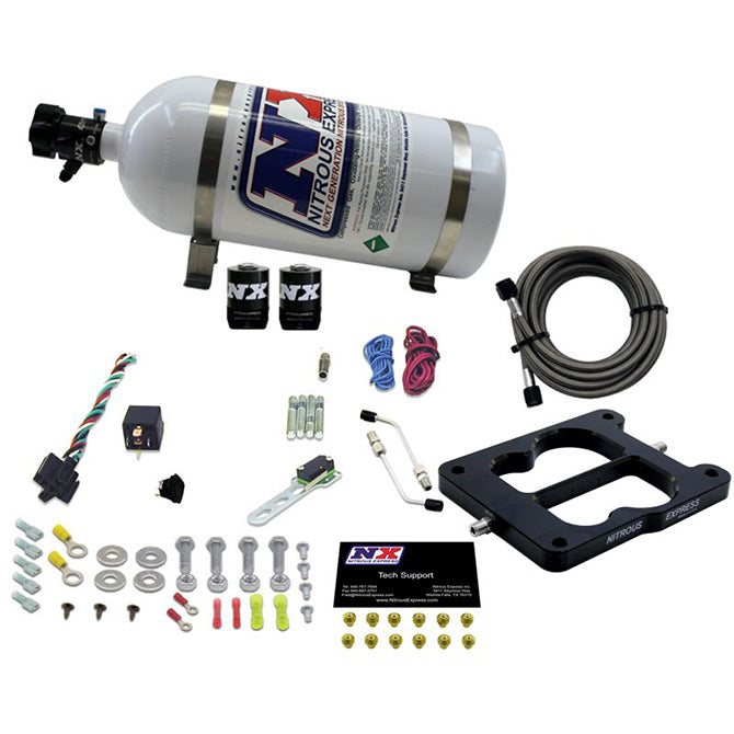 Sistema Nitroso Q-Jet 50-300Hp con Botella 10Lb Nitrous Express NX 30080-10