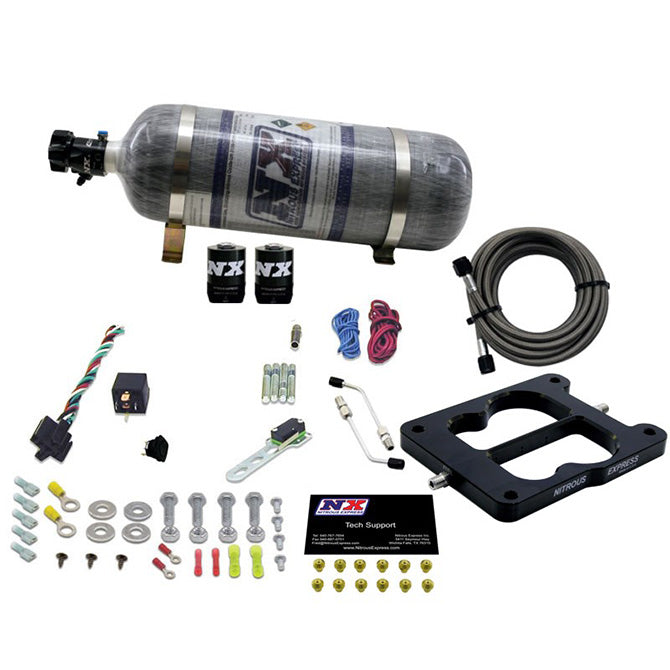 Sistema Nitroso Q-Jet 50-300Hp, Botella Carbono 12Lb Nitrous Express NX 30080-12