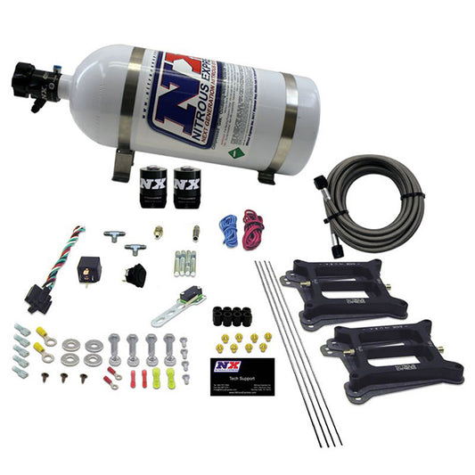 Sistema Nitroso NX 30240-10 Etapa 6 50-300Hp Doble Plato 4150 Convencional con Botella 10Lb