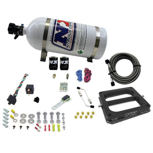 Sistema Nitroso 4500 Hitman Dominator 100-150-200Hp con Botella 10Lb Nitrous Express NX 40070-10