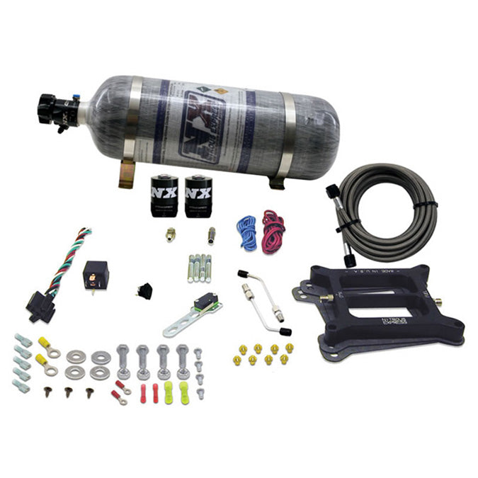 Sistema Nitroso NX 50045-12 Alcohol Pro-Power 4150 100-500Hp con Botella Carbono 12Lb