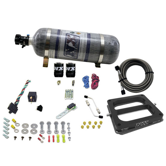 Sistema Nitroso NX 50075-12 Alcohol Pro-Power 100-500Hp con Botella Carbono 12Lb