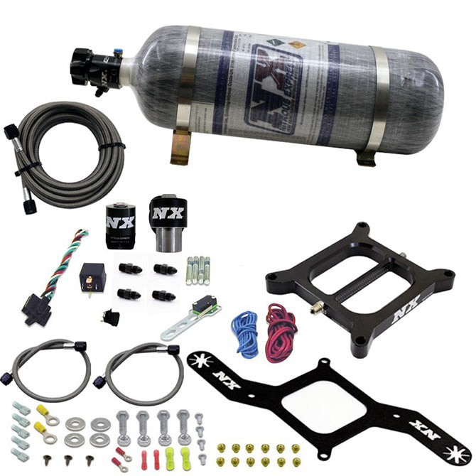 Sistema Nitroso NX 55040-12 4150 RNC 300-650Hp con Botella Carbono 12Lb