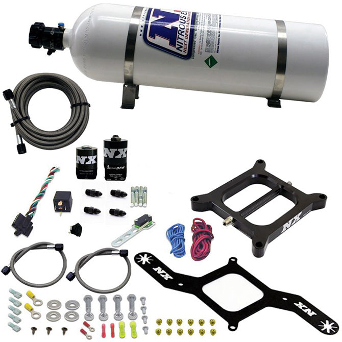 Sistema de Placa Convencional 4150 RNC 300-750Hp con Botella 15Lb Nitrous Express NX 55140-15