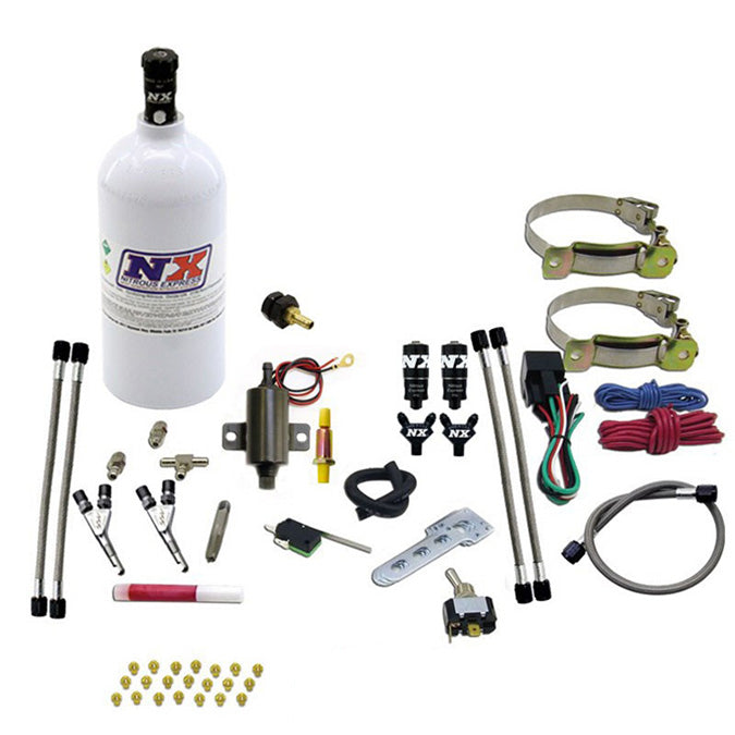 Sistema Nitroso SSV 2 Cilindros Nitrous Express NX 60002BP, Botella 2.5Lb