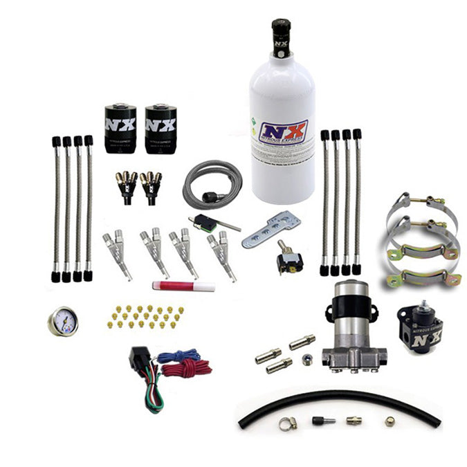 Sistema SSV 4 Cilindros (Pro-Mod) con Botella 2.5Lb Nitrous Express NX 60006SSVP