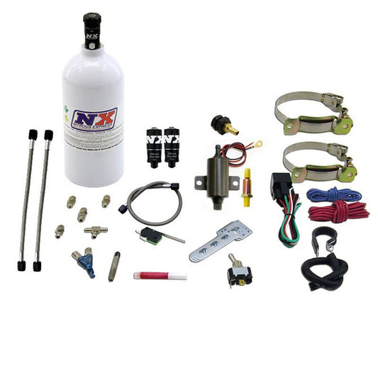 Sistema Piranha Monocilíndrico Nitrous Express NX 60011P, Botella 2.5Lb